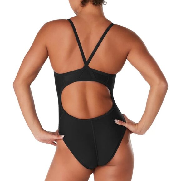NWT Speedo ProLT Eco Solid Flyback One Piece Swimsuit 14/40 - Picture 1 of 12